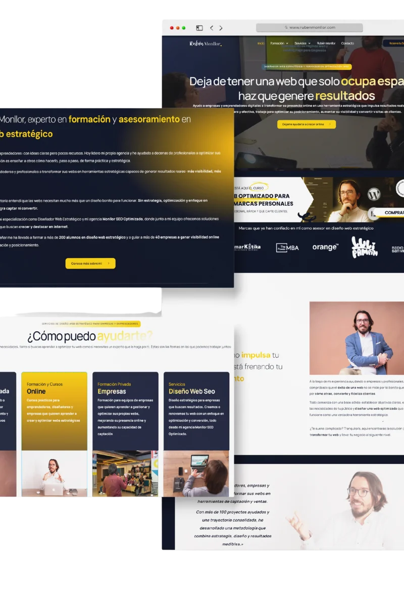 diseno de paginas web en alicante estructura web monllor seo