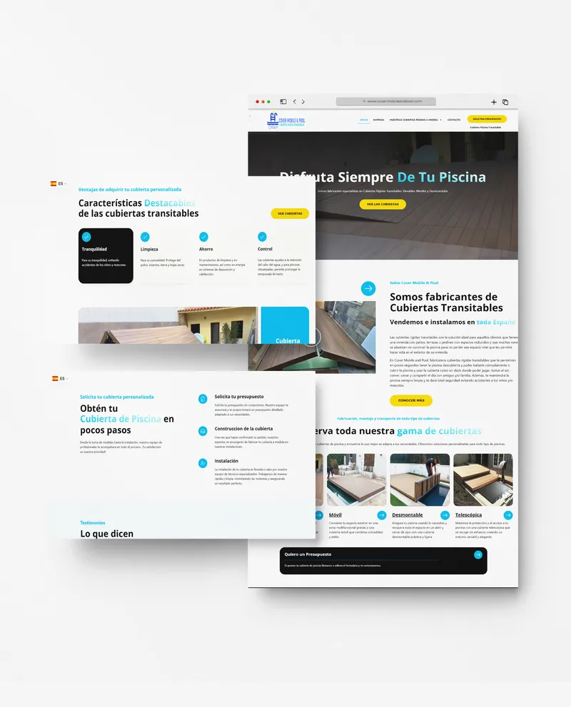 proyecto cover mobile and pool